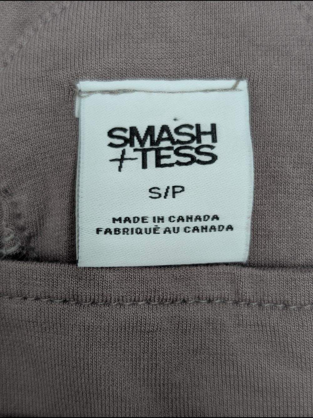 Smash + Tess Tuesday Romperalls Dusty Plum Mauve Bamboo Overalls Romper S - Picture 3 of 7